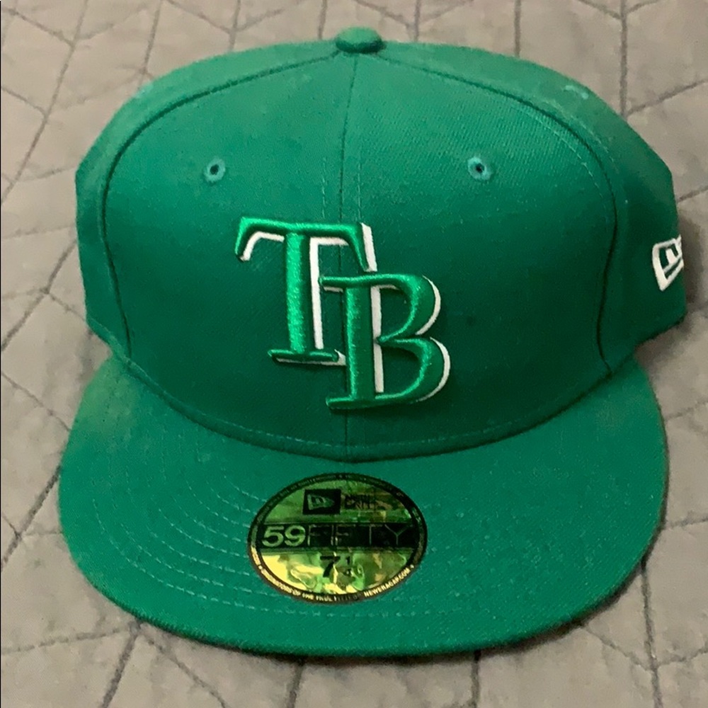 NEW ERA 59fifty TAMPA BAY RAYS HAT 7 1/4
